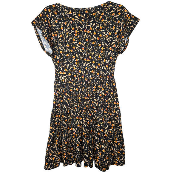 Urban Outfitters Julia Tiered Ruffle Cottagecore Ditsy Floral Prairie Mini Dress - Picture 7 of 12